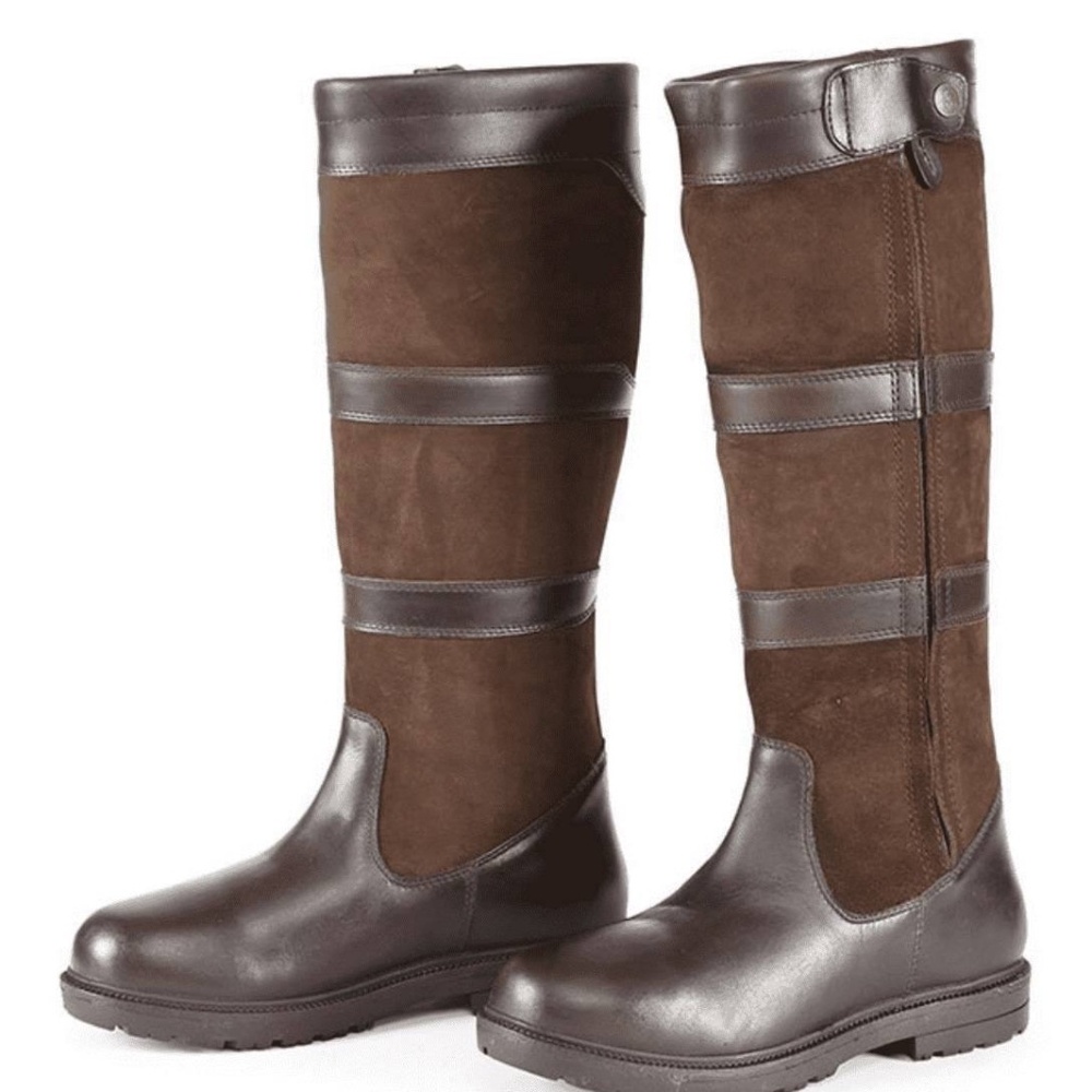MORETTA BELLA COUNTRY BOOTS (SIZE 10) Equestrian Paddock Boots Field Boot NEW!!!